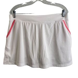 Tail Tech Women's White Tennis Skirt Size L Preppy Tenniscore Golf Country Club